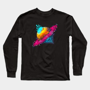 spin top planet Long Sleeve T-Shirt